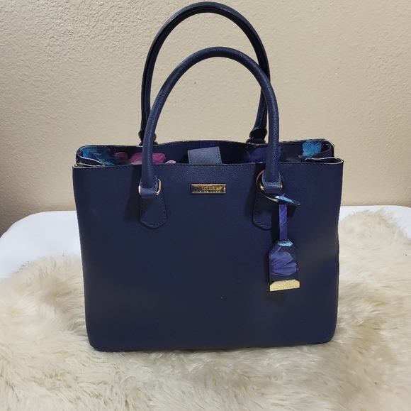 Trina Turk Navy Shoulder Cross Body Bag